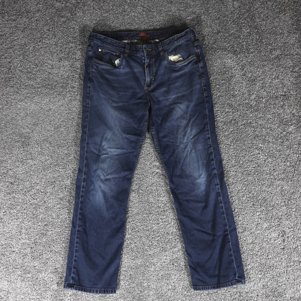 Tommy Bahama Sand Drifter Men's 36x30 Dark Wash Straight Leg Denim Jeans